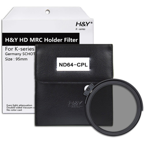 H&Y Filters Drop-In K-Series ND and Circular Polarizer Filter (6-Stop) KNC64