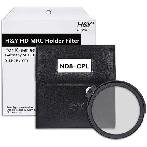 H&Y Filters Drop-In K-Series ND and Circular Polarizer Filter (3-Stop) KNC8