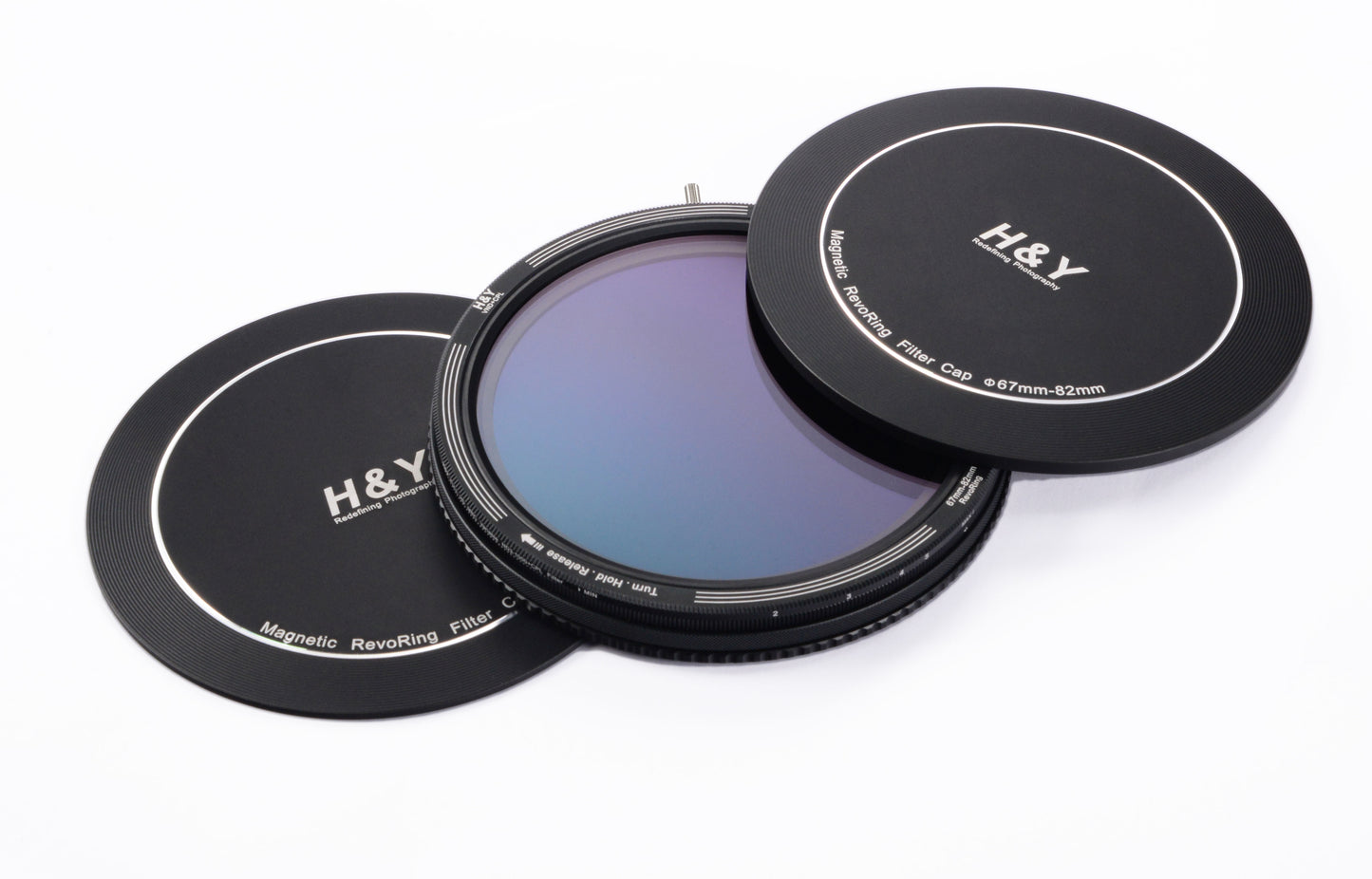 H&Y Filters RevoRing Magnetic Front & Back Cap Set (67-82mm)