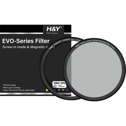 H&Y Filters HD EVO-Series Circular Polarizing Filter (82mm) EPL-82