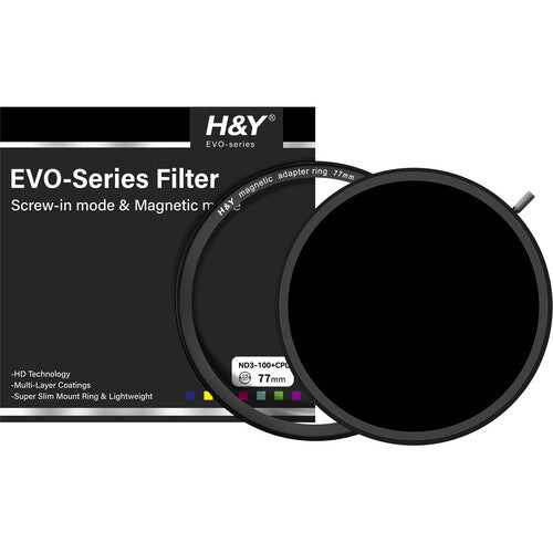 H&Y Filters HD EVO-Series Variable ND3-1000 & CPL Filter Kit (67mm) EVND67