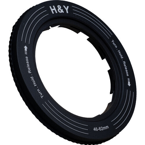 H&Y Filters REVORING 46-62mm(Black) Variable Adapter for 67mm Filters RS-62