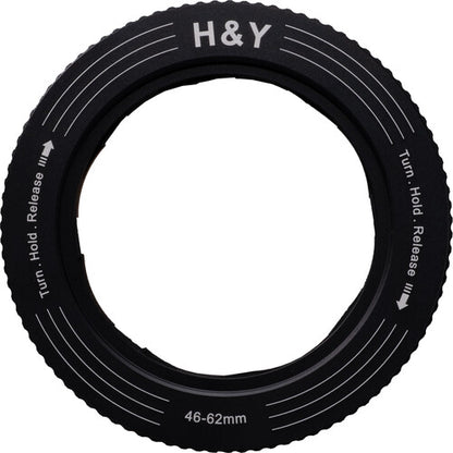 H&Y Filters REVORING 46-62mm(Black) Variable Adapter for 67mm Filters RS-62