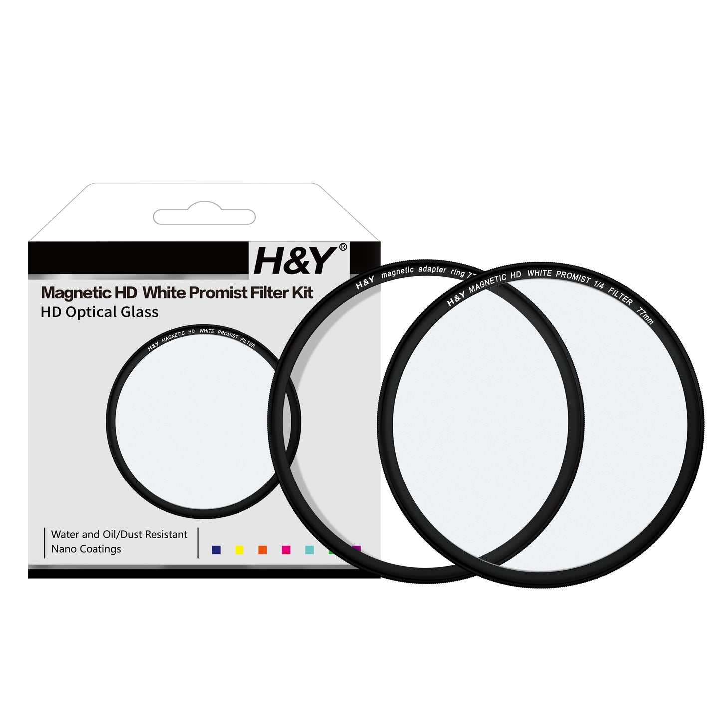 H&Y Magnetic HD White Promist 1/4 Filter Kit for 82mm- MW4-82mm