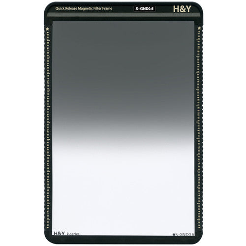 H&Y Filters K-Series Soft-Edge Graduated ND Filter with Quick Release Magnetic Filter Frame (100 x 150mm, 2-Stop) KS06