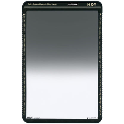 H&Y Filters K-Series Soft-Edge Graduated ND Filter with Quick Release Magnetic Filter Frame (100 x 150mm, 2-Stop) KS06