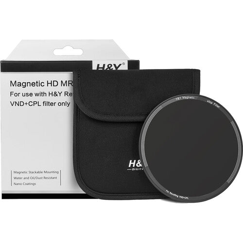 H&Y Filters Magnetic Clip-On Filter for RevoRing (67-82mm, 4-Stop) RMN16-82